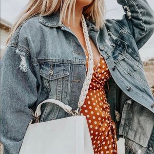 Oversized Vintage Faded Denim Jacket
